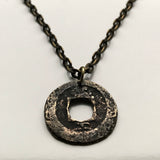 antique! 1742 Korea 1 Mun cash coin pendant Yeopjeon Sangpyeong Tongbo Joseon Yi Dynasty Hun Hangul Hanja Goguryeo Baekje Seoul n002173