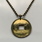 1875-1908 China Empire 1 Cash coin pendant necklace Chinese jewelry Kuang Hsu Guangdong Guangzhou Shanghai Beijing Chongqing Tianjin Shenzhen Manchu Guiyang Guizhou Han Qing dynasty Xun Di Sichuan Jiangsu Harbin n001096