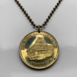 Germany Neckargemünd token coin pendant Binding Brewery Historic Inn Hefeweizen Schwarzbier beer Rhein Neckar Kreis Baden Württemberg Frankfurt Küfermeister Dilsberg Mückenloch Waldhilsbach n003687