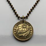 Malta 1 Cent moneda colgante collar joyería maltés lindo pequeño hurón comadreja menos armiño visones Valletta Żabbar Città Pinto Paola Qrendi Mnajdra George Cross Gozo Tarxien n000629