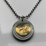 2009 Peru 2 Soles coin pendant Peruvian Nazca Nasca Lines hummingbird bird Ica Valley ancient mysterious desert line geoglyphs drawings UFO Nasca Heritage Site Paracas motifs Atacama desert Cahuachi Central Andes archaeological site n001085