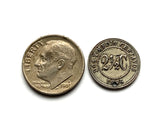 1886! Estados Unidos de Colombia 2-1/2 Centavos coin pendant Gorro frigio Bogotá Medellín Cali Barranquilla Cartagena Cúcuta Soacha Soledad Bucaramanga Bello Ibagué Manizales Montería Valle del Cauca Antioquia Pereira Caldas Armenia Quimbaya n002345