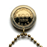 2016 Colombia 500 Pesos coin pendant glass frog Rana de Cristal Bogotá Medellín Cali Barranquilla Cartagena Cúcuta Soacha Soledad Bucaramanga Bello Ibagué Manizales Montería Valle del Cauca Antioquia Pereira Caldas Armenia Quimbaya n002561