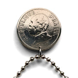 1907 Haiti 20 Centimes coin pendant Haitian flags cannons palm trees Port-au-Prince Cap-Haïtien Carrefour Delmas Pétion-Ville Port-de-Paix Croix des Bouquets Jacmel Léogâne Les Cayes Citadelle Laferrière Sans-Souci Palace Minot Artibonite Gonaïves n001600