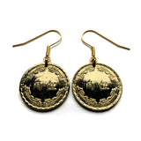 1967 Taiwan ROC China Formosa 5 Jiao coin earrings Mayling orchid blossom floral botanical garden New Taipei City Keelung Chiayi Changhua Miaoli Taoyuan Chinese Taichung Kaohsiung Taoyuan Tainan Hsinchu Kuomintang Hualien County Yilan e000645