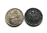 1948 Austria Osterreich 10 Groschen coin pendant Austrian eagle Vienna Habsburg shield Salzburg Graz Innsbruck Carinthia Styria Klagenfurt Villach Sankt Pölten Linz Tyrol Wels Dornbirn Wiener n000436