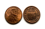 1885 Hungary Magyars 1 Krajczár coin pendant Saint Stephen Holy Crown Szent Korona Budapest Debrecen Pécs Győr Nyíregyháza Szolnok n003503