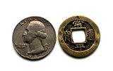antique! 1742 Korea 1 Mun cash coin pendant Yeopjeon Sangpyeong Tongbo Joseon Yi Dynasty Hun Hangul Hanja Goguryeo Baekje Seoul n002173