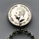 1990 Ecuador 1 Sucre coin pendant escudo Ecuatoriano Guayaquil Quito Cuenca Machala Manta Portoviejo Esmeraldas Ambato Chimborazo Guayas Eloy Alfaro Ibarra Los Ríos Azuay Tungurahua Cotopaxi Loja Imbabura Riobamba Pichincha Manabí Quevedo n001066