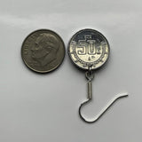 Mexico 50 Centavos coin earrings aguila Mexicana Ecatepec Juárez Culiacán Jalisco Cuernavaca Oaxaca Tijuana Veracruz Toluca Chiapas Pachuca Guadalajara Morelia Hidalgo Yucatán Monterrey Puebla Cancún León Aztecas Acapulco Durango Zócalo e000146