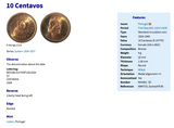 1925 Portugal 10 Centavos coin pendant Portuguese lady Lisboa Oporto Sintra Braga Guimarães Coimbra Funchal Beja Aveiro Azores Algarve Praia da Marinha Madeira Évora Faro Ourique Fatima Loures Setúbal Almada Vila Nova de Gaia Mirandese Quinas n000002
