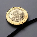 2016 Colombia 1000 Pesos coin pendant Loggerhead sea turtle Tortuga Boba Caguama Cayume Cabezona red ear slider Bogotá Medellín Cali Barranquilla Cartagena Cúcuta Soacha Soledad Bucaramanga Bello Ibagué Manizales Valle del Cauca Antioquia Pereira n000299