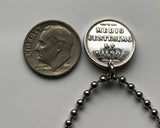 1907! Panama 1/2 Centesimo coin pendant armored helmet Vasco Núñez de Balboa San Miguelito Las Cumbres La Chorrera Tocumen Pacora Arraiján David Vista Alegre Núñez de Balboa Santiago de Veraguas Colón Chilibre Changuinola Penonomé Bugaba Coronado n003321