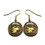 Argentina 5 Centavos coin earrings jewelry lady liberty Phrygian cap Sol de Mayo Buenos Aires Tucumán Salta San Juan Entre Ríos Río de la Plata Puerto Gran Chaco Córdoba Rosario Mendoza Mar del Plata Quilmes e000375