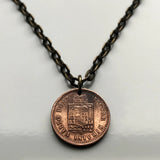 1885 Hungary Magyars 1 Krajczár coin pendant Saint Stephen Holy Crown Szent Korona Budapest Debrecen Pécs Győr Nyíregyháza Szolnok n003503