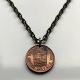 1885 Hungary Magyars 1 Krajczár coin pendant Saint Stephen Holy Crown Szent Korona Budapest Debrecen Pécs Győr Nyíregyháza Szolnok n003503
