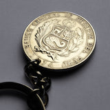 1974 Peru 10 Soles coin pendant Tupac Amaru Sapa Inca Cuzco Machu Picchu Urubamba Pisac Ollantaytambo Moray Sacsayhuaman Quechua n002373