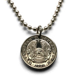 2006 Kazakhstan 20 Tenge coin pendant golden Tulpars horses shanyrak Astana Central Asia Russian Pegasus Qypchaq Steppe Eagle n000573