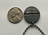 Suriname Telesur Telephone Token coin pendant Dutch Guiana Paramaribo Lelydorp Netherlands Indian Hindustanis Nickerie Wanica n003393