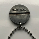 Suriname Telesur Telephone Token coin pendant Dutch Guiana Paramaribo Lelydorp Netherlands Indian Hindustanis Nickerie Wanica n003393
