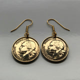 France 10 Francs French coin earrings jewelry Marianne Paris Marseille Lyon Lille Toulouse Nice Côte d'Azur Loire Valley Bordeaux Metz Rennes Reims Avignon Saint-Étienne e000017