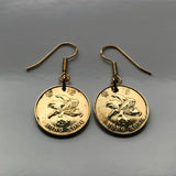 1998 Hong Kong China 10 Cents coin earrings Bauhinia orchid flower Sham Shui Po Yau Tsim Mong Kwai Tsing Tai Po Sha Tin Chinese orchid Pearl River Delta Kwun Tong Yuen Long Kwai Tsing Tuen Mun Sai Kung Kowloon Wong Tai Sin Victoria Harbour e000002