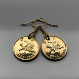 1998 Hong Kong China 10 Cents coin earrings Bauhinia orchid flower Sham Shui Po Yau Tsim Mong Kwai Tsing Tai Po Sha Tin Chinese orchid Pearl River Delta Kwun Tong Yuen Long Kwai Tsing Tuen Mun Sai Kung Kowloon Wong Tai Sin Victoria Harbour e000002