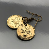 1998 Hong Kong China 10 Cents coin earrings Bauhinia orchid flower Sham Shui Po Yau Tsim Mong Kwai Tsing Tai Po Sha Tin Chinese orchid Pearl River Delta Kwun Tong Yuen Long Kwai Tsing Tuen Mun Sai Kung Kowloon Wong Tai Sin Victoria Harbour e000002
