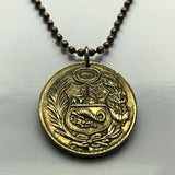 1965 Peru 1/2 Sol coin pendant escudo Peruano llama Lima Cusco Machu Picchu Arequipa Trujillo Chiclayo Piura Huancayo Chimbote Puno Quechua Inca Empire Iquitos Tacna Juliaca Cajamarca Pucallpa Ayacucho Chincha Huánuco Huacho Tarapoto Huaraz n000964
