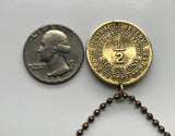 1965 Peru 1/2 Sol coin pendant escudo Peruano llama Lima Cusco Machu Picchu Arequipa Trujillo Chiclayo Piura Huancayo Chimbote Puno Quechua Inca Empire Iquitos Tacna Juliaca Cajamarca Pucallpa Ayacucho Chincha Huánuco Huacho Tarapoto Huaraz n000964
