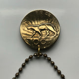 1930 Uruguay 10 Centesimos coin pendant 1830 constitution Montevideo Salto Río de la Plata	Lunfardo Paysandú Ciudad de la Costa Las Piedras Rivera Charrúa Tacuarembó Melo Mercedes Minas Rocha San José Cerro Largo Cocoliche n003254