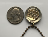 Colombia 500 Pesos coin pendant necklace jewelry Guacari Holy tree of Samán Valle del Cauca arbol Bogota Medellín Cali Barranquilla Cartagena Cúcuta Antioquia Pereira Soacha Bucaramanga Manizales Caldas n000146