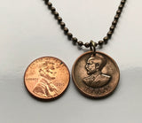 1944 Ethiopia 5 Santeem coin pendant Lion of Judah Haile Selassie Rasta Jewish tribe Ras Gondar Mek'ele Oromia Zion Jamaica Axum Dan horn of Africa Abyssinian lion Amharas Solomonic Addis Ababa Adama Rastafari Israelite Emblem of Jerusalem n000900