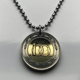 2024 Hungary Magyars 100 Forint coin pendant necklace fashion jewelry Saint Stephen Crown Budapest Győr Pannonian Basin Jász Matyó Csangos Ugrian Hollókő Nyíregyháza n001327