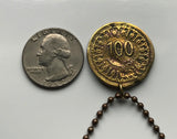 1960 Tunisia 100 Millièmes coin pendant Tunis Sfax El Djem Derja Afāriqah Ifriqiya Dougga Kairouan Tounsi French Atlas African Islam n001880