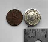 antique! 1884 Serbia 10 Para coin pendant Serbian double headed eagle Belgrade Srbija Kosovo Yugoslavia Novi Sad Vojvodina Kragujevac Subotica Niš city Zrenjanin Nišava Nemanjić dynasty Serbs n001418