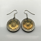 1994 Argentina 1 Peso coin earrings jewelry escudo Argentino Sol de Mayo Buenos Aires Mar del Plata Corrientes Mendoza Entre Rios Río de la Plata Gran Chaco Tucumán Salta San Juan Santa Fe Quilmes Gaucho Patagonia May Revolution tango asado e000249