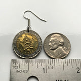 1994 Argentina 1 Peso coin earrings jewelry escudo Argentino Sol de Mayo Buenos Aires Mar del Plata Corrientes Mendoza Entre Rios Río de la Plata Gran Chaco Tucumán Salta San Juan Santa Fe Quilmes Gaucho Patagonia May Revolution tango asado e000249
