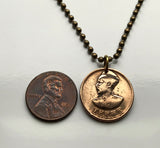 1944 Ethiopia 5 Santeem coin pendant Lion of Judah Haile Selassie Rasta Jewish tribe Ras Gondar Mek'ele Oromia Zion Jamaica Axum Dan horn of Africa Abyssinian lion Amharas Solomonic Addis Ababa Adama Rastafari Israelite Emblem of Jerusalem n000900
