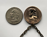 1869 Brazil 20 Reis coin pendant brasão de armas São Paulo Recife Pernambuco Bahia Minas Gerais Pelourinho Belem Santa Catarina n000938