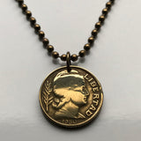 1950 Argentina 10 Centavos coin pendant liberty Buenos Aires Tucumán Salta San Juan Entre Ríos Río de la Plata Puerto Madero n001797