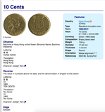 1998 Hong Kong China 10 Cents coin earrings Bauhinia orchid flower Sham Shui Po Yau Tsim Mong Kwai Tsing Tai Po Sha Tin Chinese orchid Pearl River Delta Kwun Tong Yuen Long Kwai Tsing Tuen Mun Sai Kung Kowloon Wong Tai Sin Victoria Harbour e000002