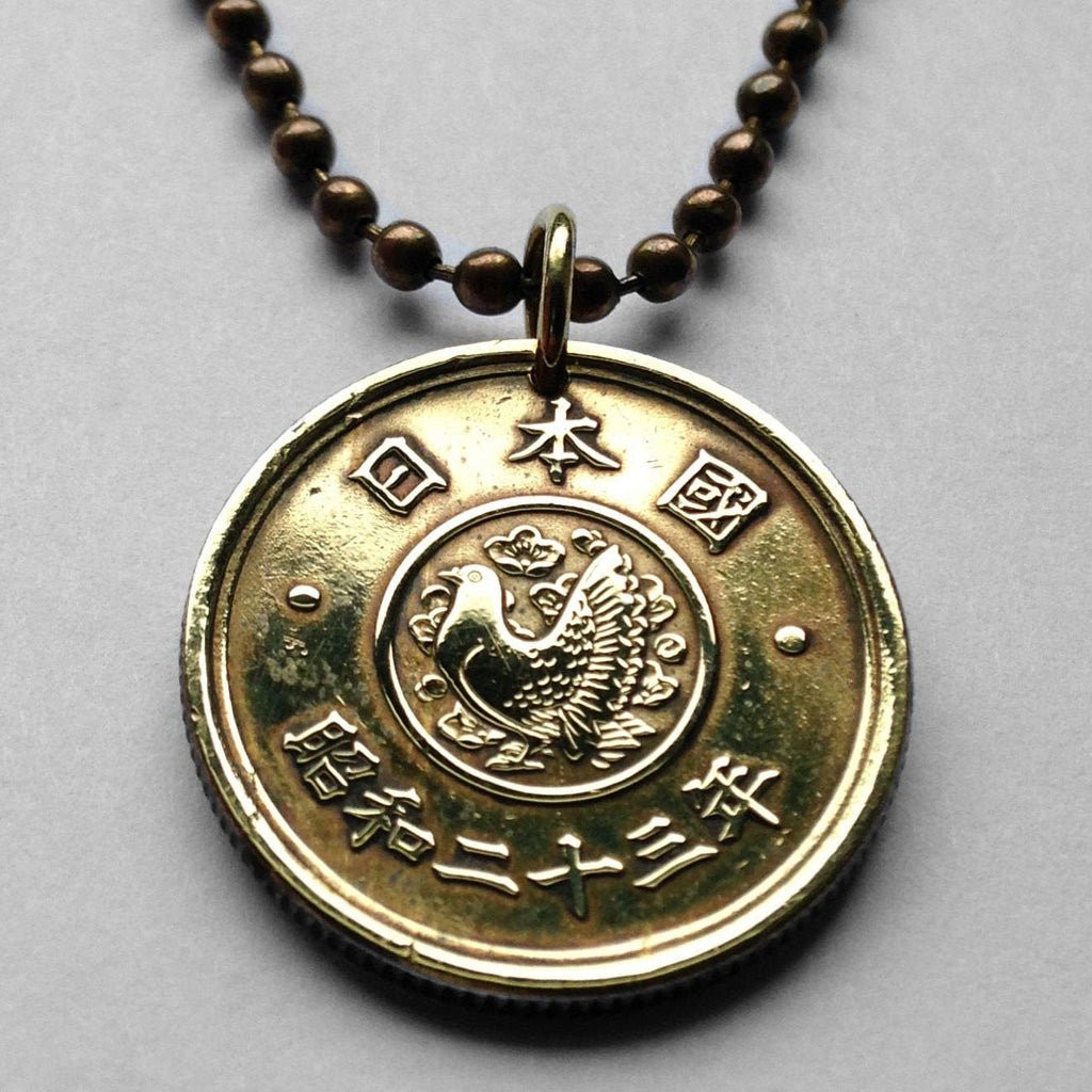 Lucky Coin Yen Coin Necklace Lucky Japanese Coin Necklace For Men Women Yen  Coin Pendant