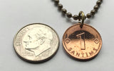 1992 Latvia Latvija Lettish 1 Santimis coin pendant red lion silver griffin Riga Riga Daugavpils Liepāja Jelgava Jūrmala Ventspils Livonian Letts Semigalia Rēzekne Ogre Selonia Rēzekne Valmiera Vidzeme n002310