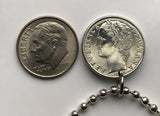 1990 Italy 100 Lire coin pendant Italia Minerva Rome Milan Venice Siena Capri Sardinia Parma San Gimignano Matera Napoli n000597