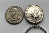 1980 Ecuador 1 Sucre coin pendant escudo Ecuatoriano Guayaquil Quito Cuenca Machala Manta Portoviejo Esmeraldas Ambato Chimborazo Guayas Eloy Alfaro Ibarra Los Ríos Azuay Tungurahua Cotopaxi Loja Imbabura Riobamba Pichincha Manabí Quevedo n002567