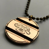 Italy Gettone Telefonico phone booth token pendant rotary dial telephone Rome Milan Florence Venice Bologna Verona Napoli Siena Pisa Genoa San Gimignano Parma Torino Palermo Perugia  Assisi Sorrento Salerno Apulia Sardinia Modena Capri Tuscany n001103