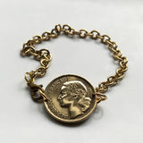 1952 France 10 Francs French coin rolo link bracelet jewelry Marianne Paris Marseille Lyon Toulouse Le Havre Bordeaux Nice Strasbourg Carcassonne Nantes Lille Montpellier Dijon Rennes Reims Avignon Metz Toulon Angers Dijon b000034