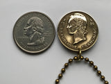 1956 French West Africa 10 Francs coin pendant African jewelry gazelle antelope Senegal Ivory Coast Burkina Faso Togo Niger French Sudan	Mali Benin Mauritania Conakry French Sudan Guinea Togoland Upper Volta Dahomey Marianne Dakar Bamako n000271