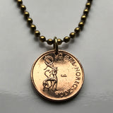 2008 Norway 50 Ore coin pendant Norwegian crown Nidhogg dragon Norge Noreg Scandinavian Nordic sagas Bryggen Trondheim Sámi vikings n001419
